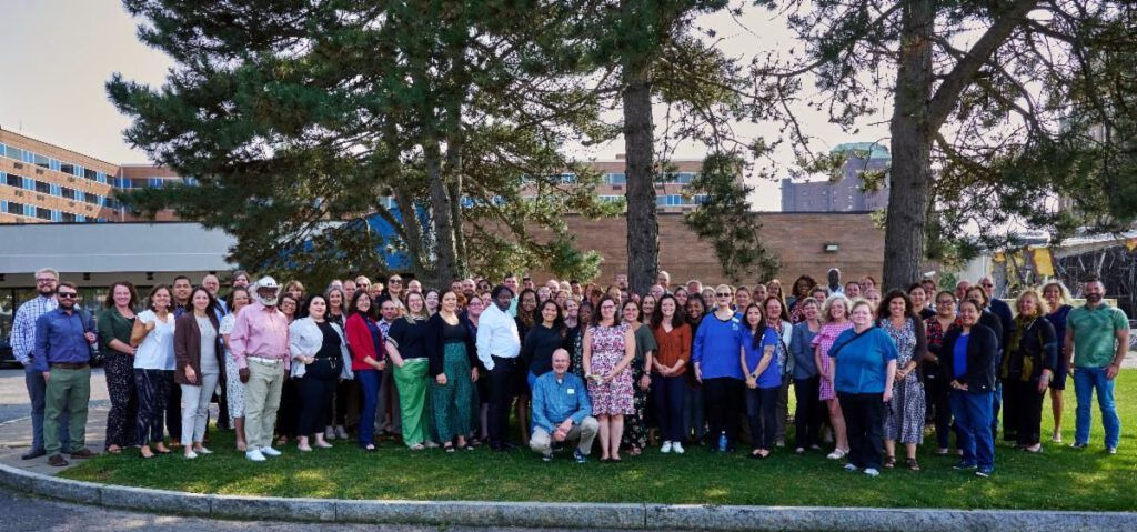ANOHC Annual Meeting attendees gather outdoors in Oklahoma City to connect and advance oral health coalition work.